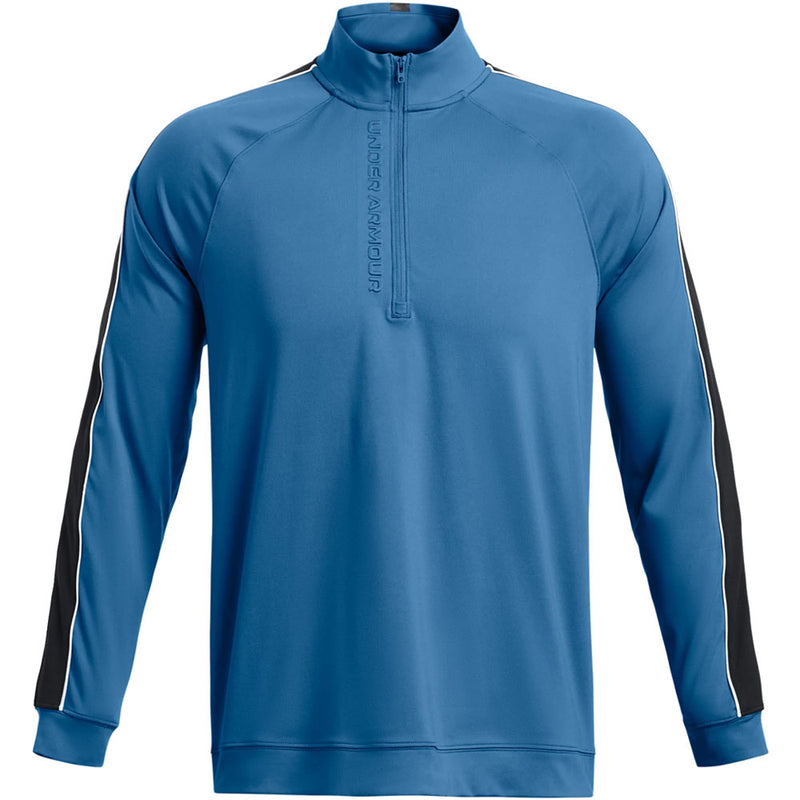 Under Armour Storm Midlayer 1/2 Zip Pullover - Photon Blue/Midnight Navy/White