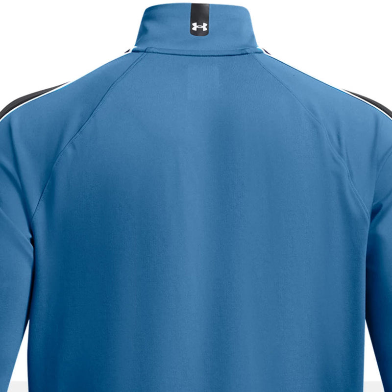 Under Armour Storm Midlayer 1/2 Zip Pullover - Photon Blue/Midnight Navy/White