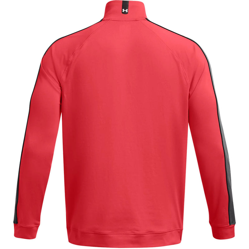 Under Armour Storm Midlayer 1/2 Zip Pullover - Red Solstice/Castlerock/White