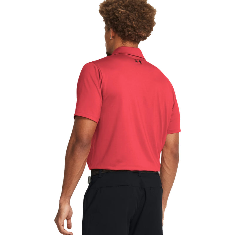 Under Armour T2G Polo Shirt - Red Solstice/Black