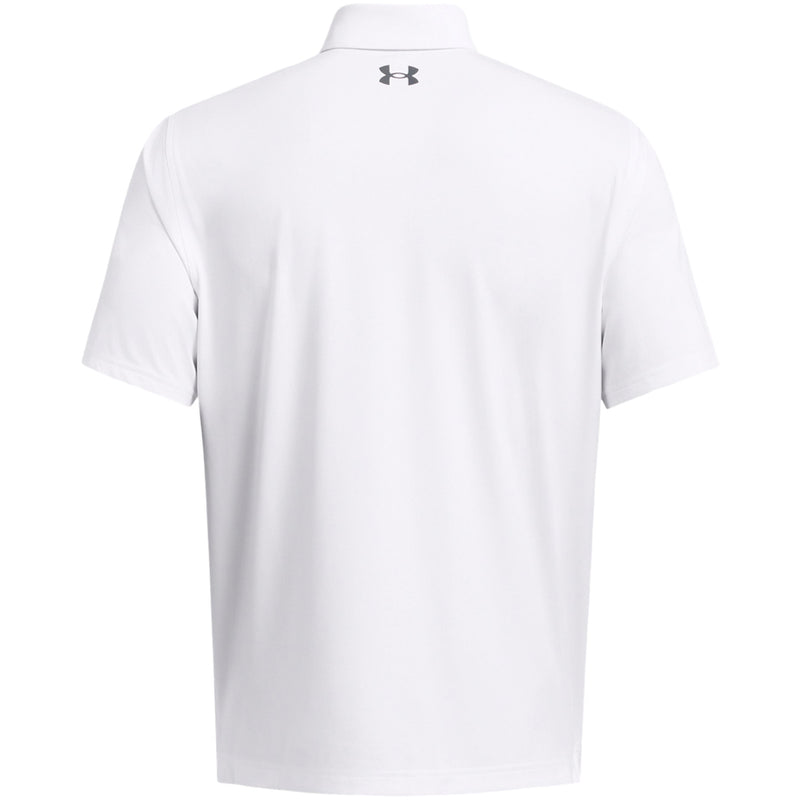 Under Armour T2G Polo Shirt - White/Pitch Gray