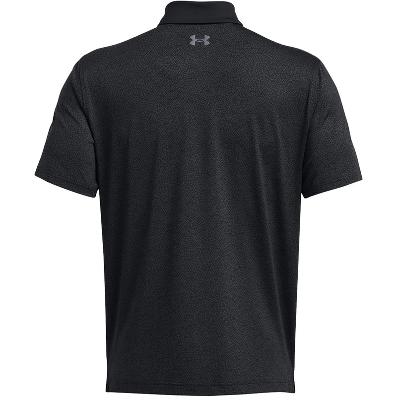 Under Armour T2G Printed Polo Shirt - Black/Castlerock