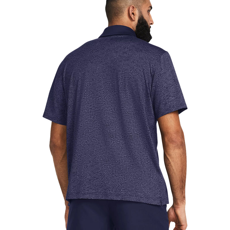 Under Armour T2G Printed Polo Shirt - Midnight Navy/Midnight Navy