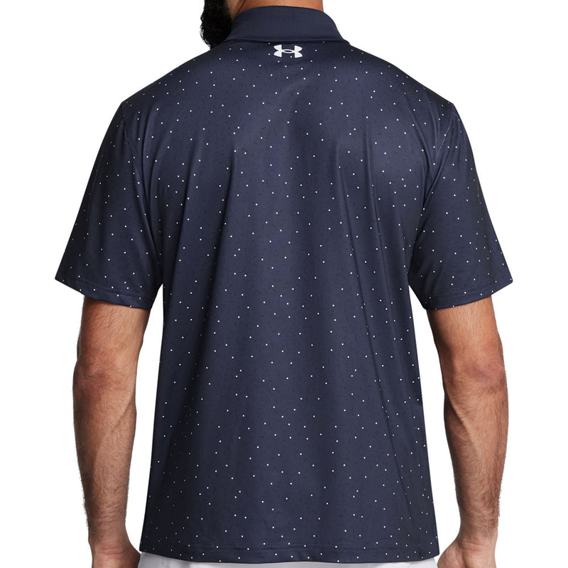 Under Armour T2G Printed Polo Shirt - Midnight Navy/Black