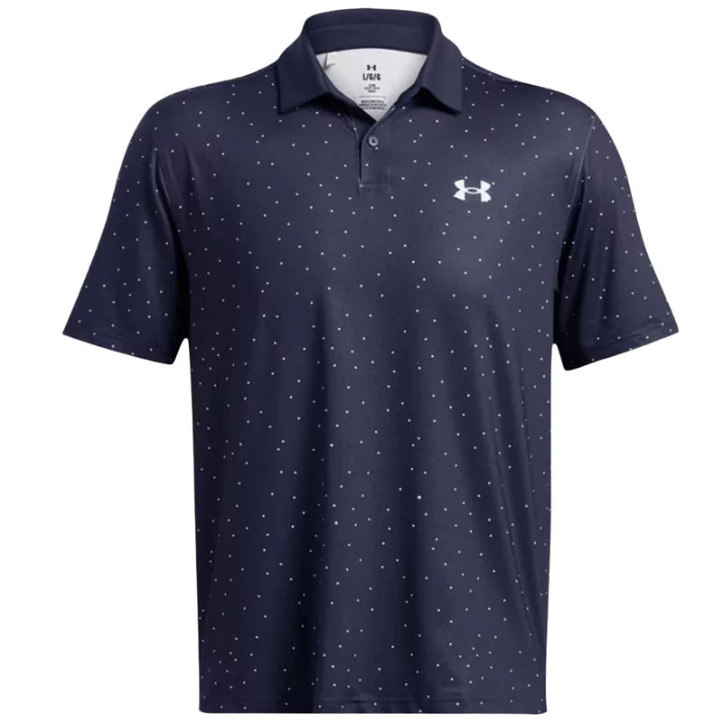 Under Armour T2G Printed Polo Shirt - Midnight Navy/Black