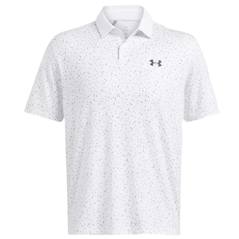 Under Armour T2G Printed Polo Shirt - White/Black