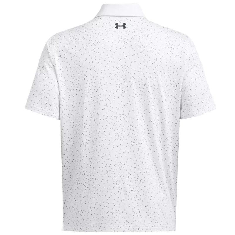 Under Armour T2G Printed Polo Shirt - White/Black