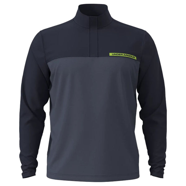 Under Armour T2G 1/4 Zip Pullover - Midnight Navy/Downpour Grey/Cyber Green