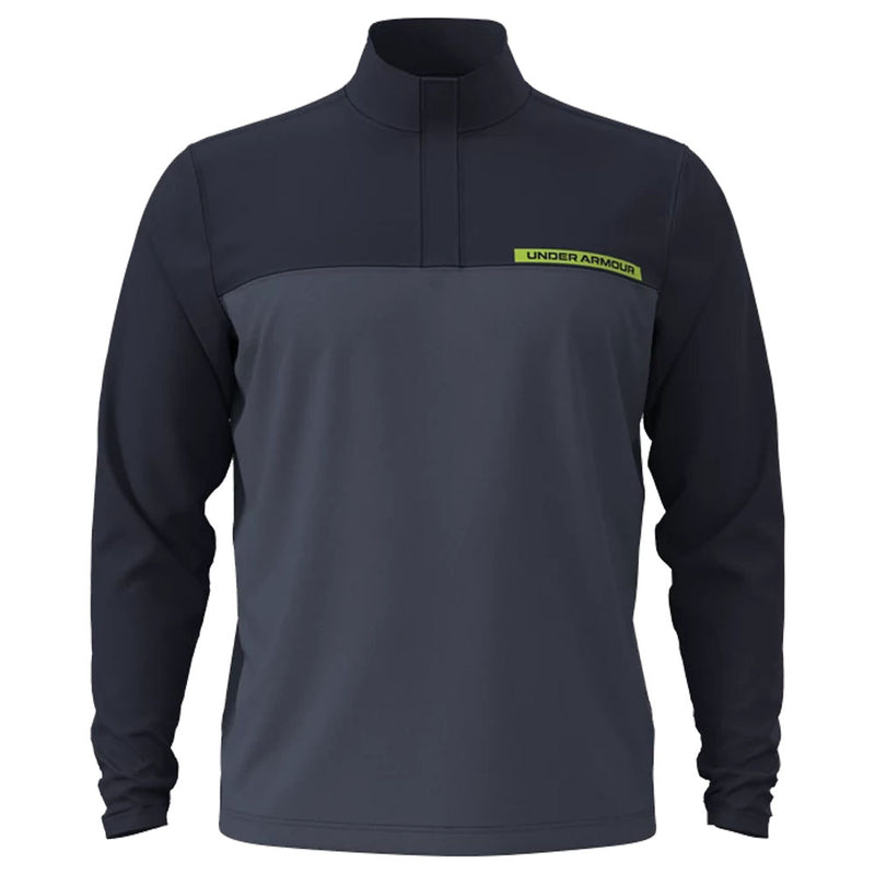 Under Armour T2G 1/4 Zip Pullover - Midnight Navy/Downpour Grey/Cyber Green