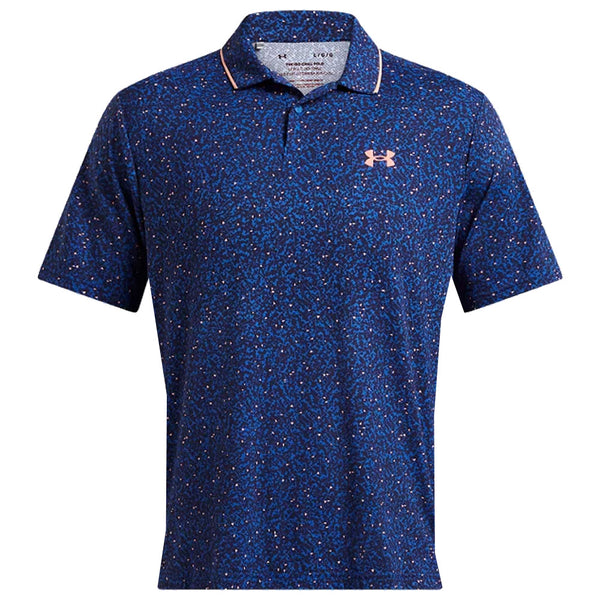 Under Armour Iso-Chill Verge Polo Shirt - Tech Blue/Flare Orange