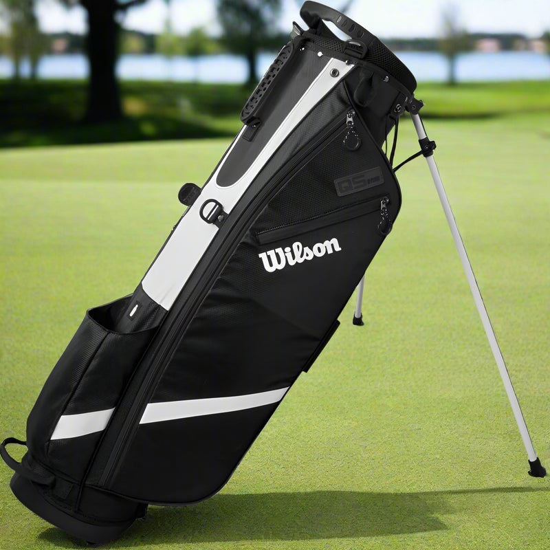 Wilson QS Stand Bag - Black/White