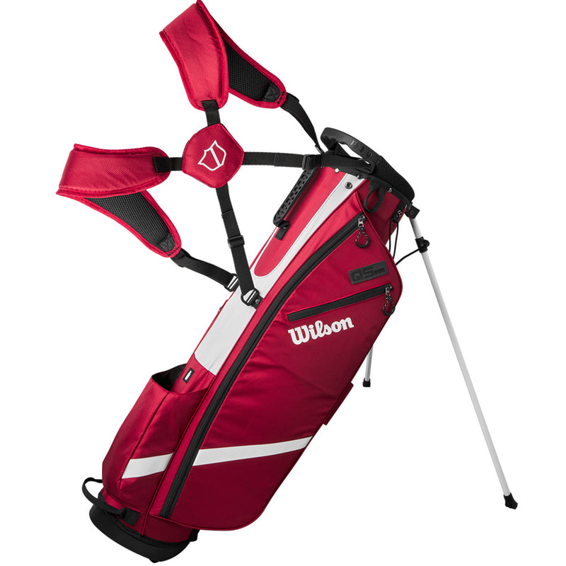 Wilson QS Stand Bag - Red/White/Black