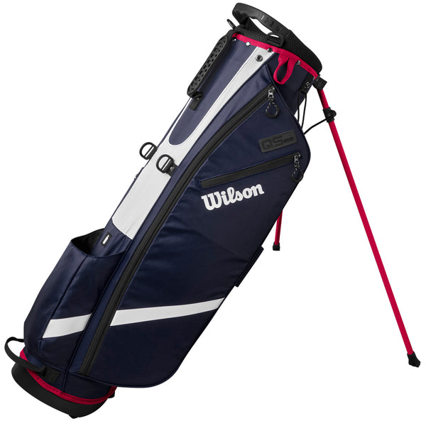 Wilson QS Stand Bag - Navy/White/Red