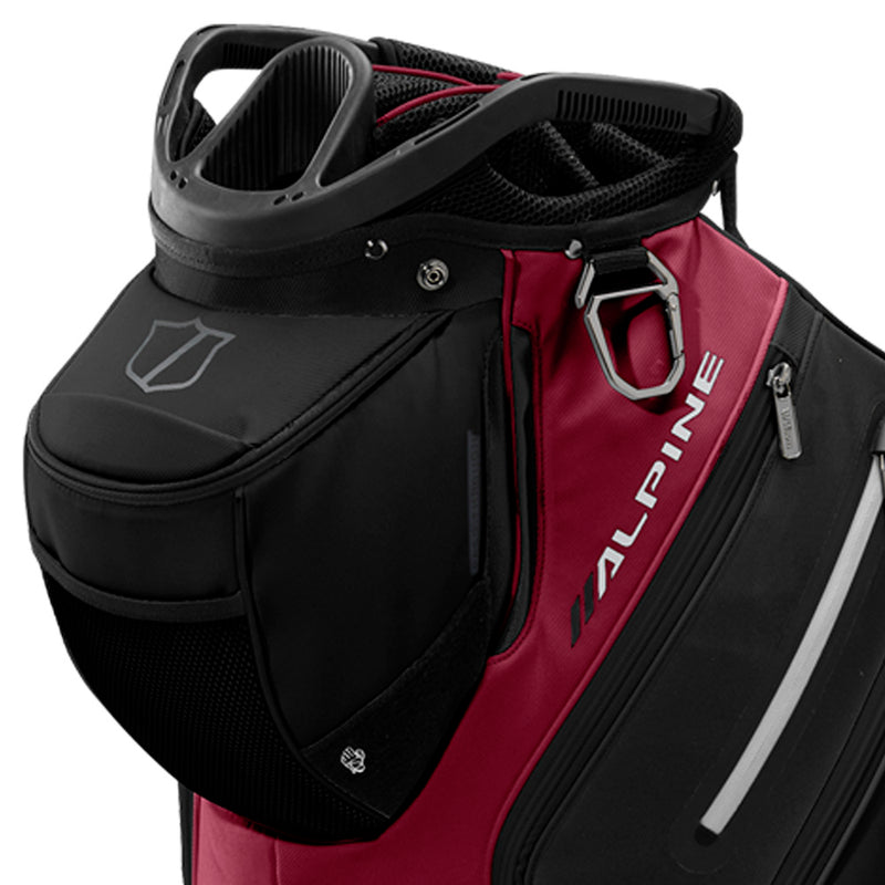 Wilson Alpine Cart 14 Bag - Black/Red