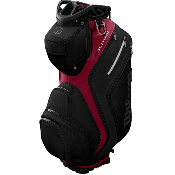 Wilson Alpine Cart 14 Bag - Black/Red