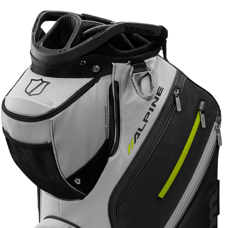 Wilson Alpine Cart 14 Bag - Light Grey/Black