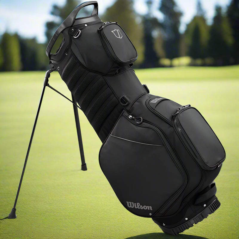 Wilson Talus Stand 14 Bag - Black/Black