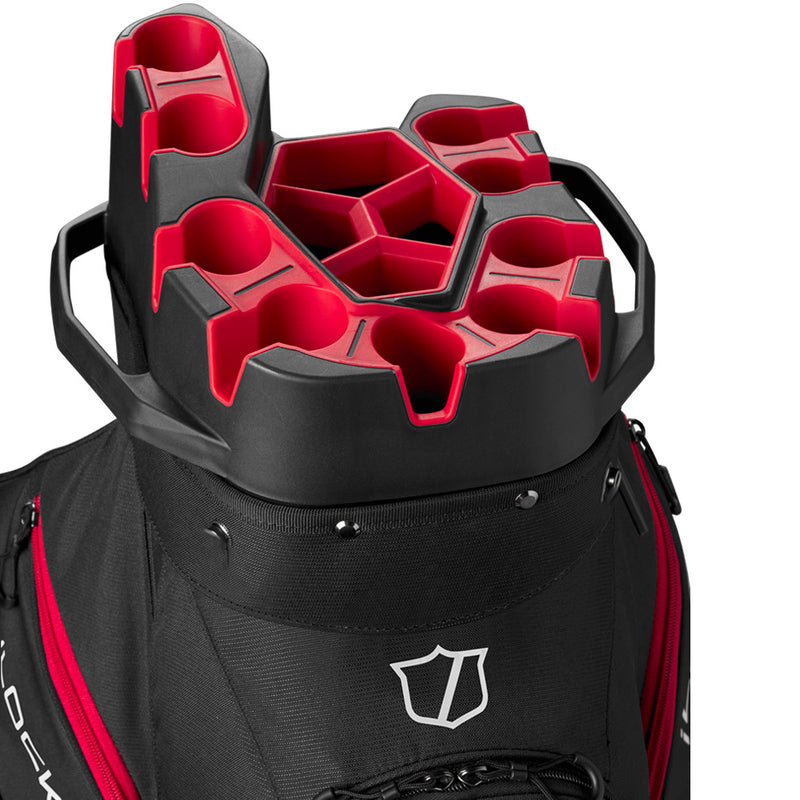 Wilson I-Lock Cart Bag - Black/Red