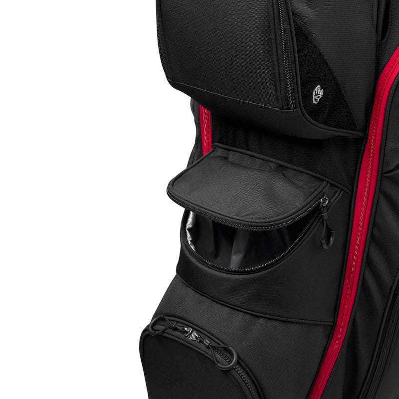 Wilson I-Lock Cart Bag - Black/Red