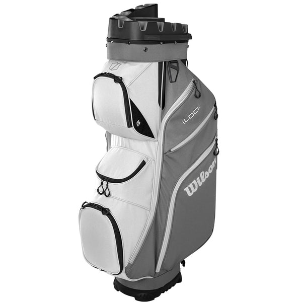 Wilson I-Lock Cart Bag - Grey/White/Black