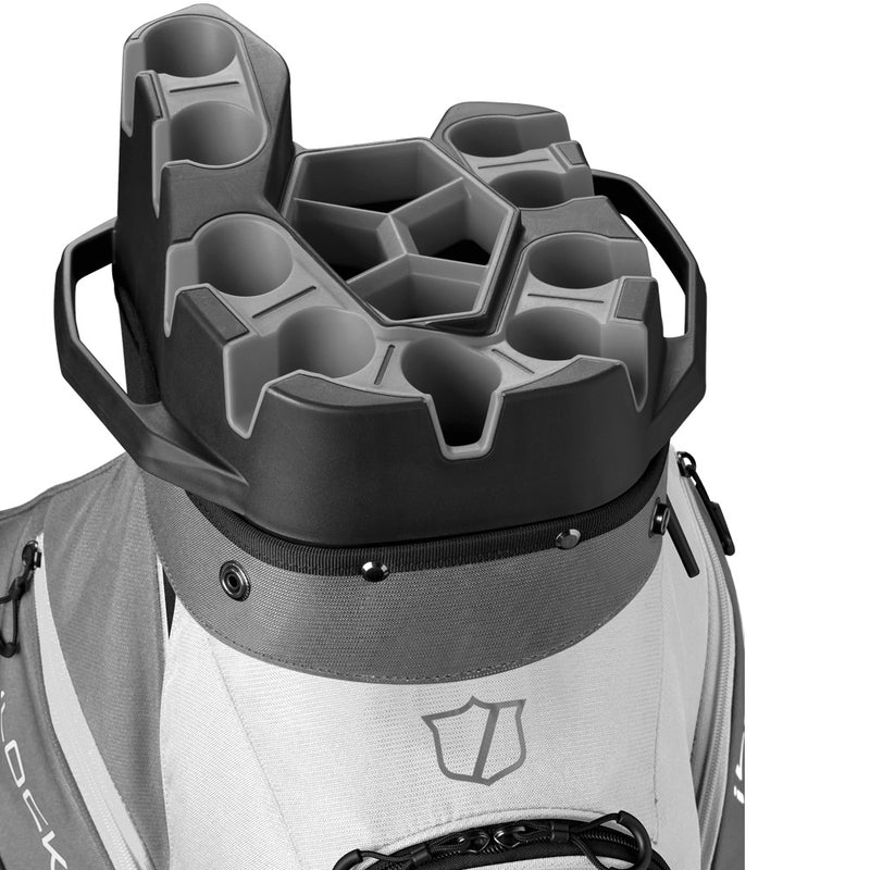 Wilson I-Lock Cart Bag - Grey/White/Black