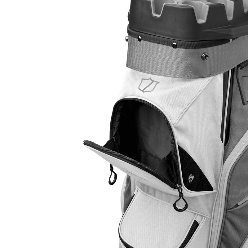 Wilson I-Lock Cart Bag - Grey/White/Black