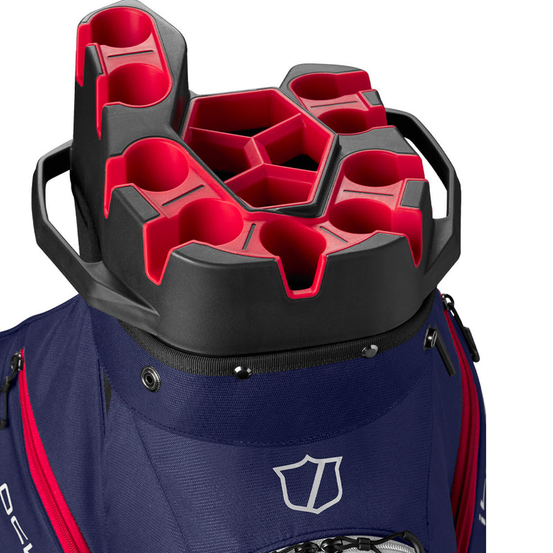 Wilson I-Lock Cart Bag - Navy/White/Red