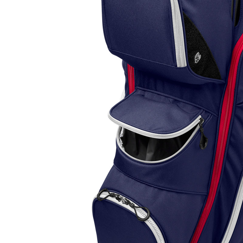 Wilson I-Lock Cart Bag - Navy/White/Red