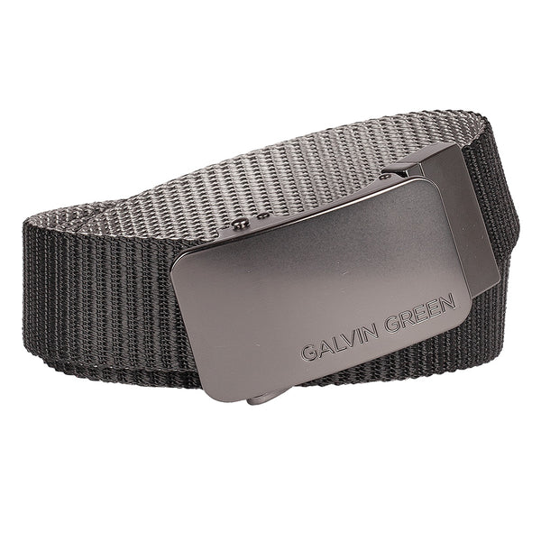 Galvin Green Reversible Wilton Belt - Black/Sharkskin