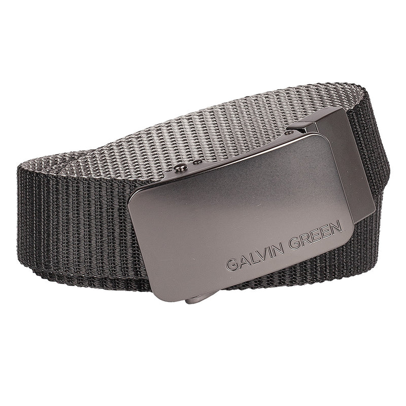 Galvin Green Reversible Wilton Belt - Black/Sharkskin