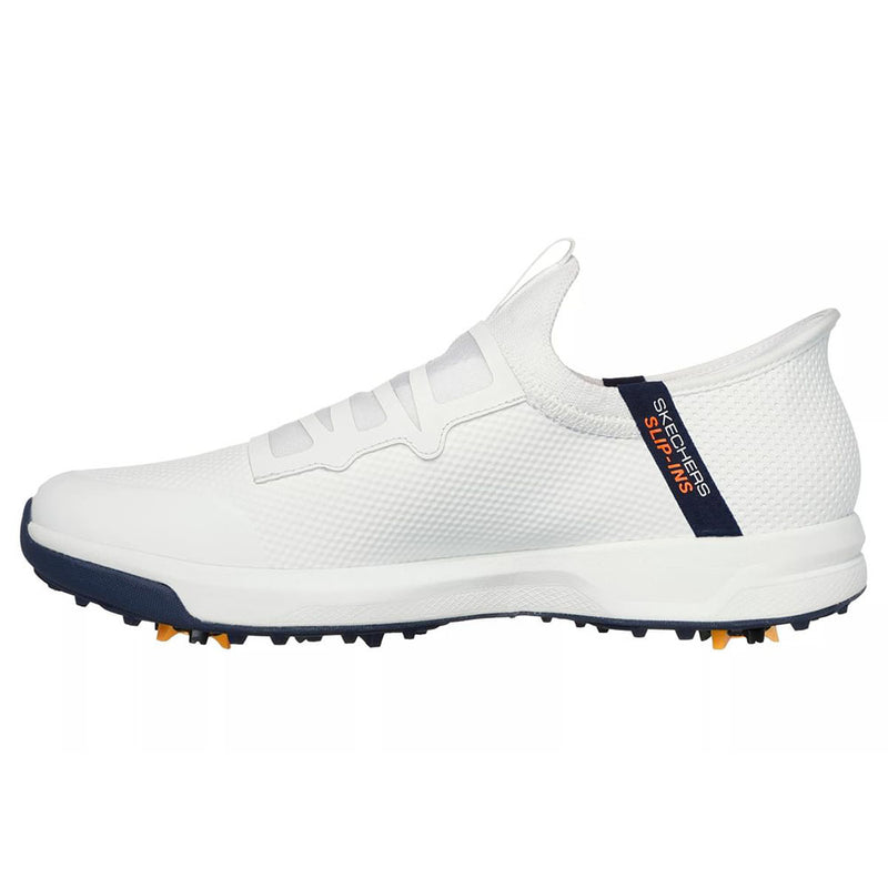 Skechers Slip Ins Elite Vortex Waterproof Spiked Shoes - White/Navy