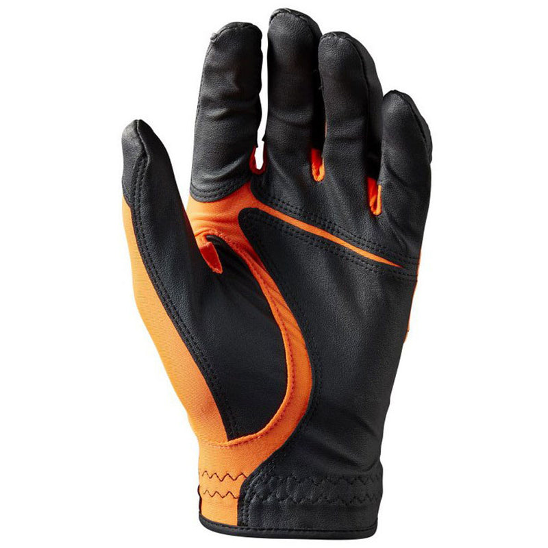 Wilson Fit All Mens Golf Glove - Orange/Black