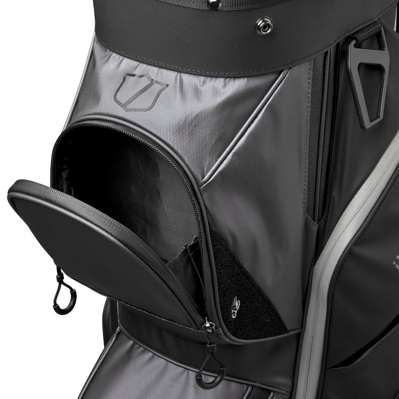 Wilson I-Lock Cart Bag - Black/Grey