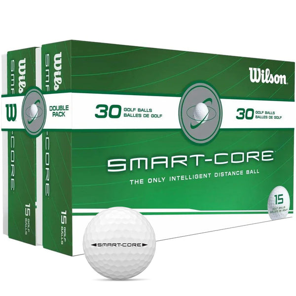 Wilson Smart Core Pro Distance Golf Balls - White - 30 Pack