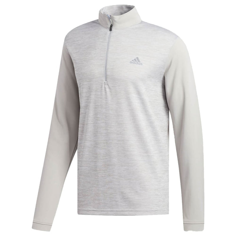 adidas Heather Core 1/4 Zip Sweater - Grey Two