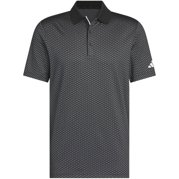 adidas Beyond the Course Textured Polo Shirt - Black