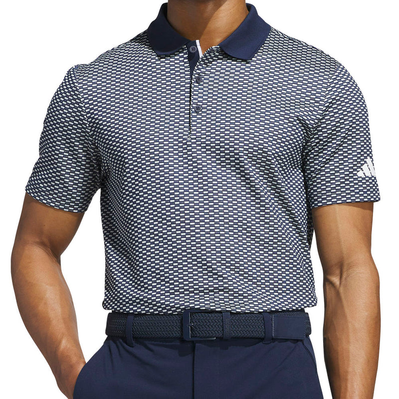 adidas Beyond the Course Textured Polo Shirt - Collegiate Navy