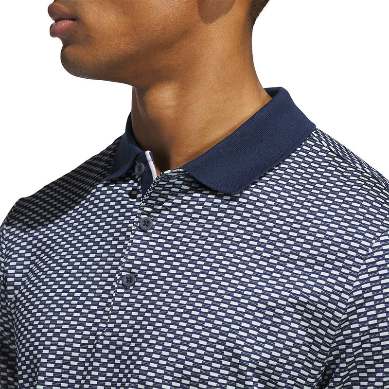 adidas Beyond the Course Textured Polo Shirt - Collegiate Navy