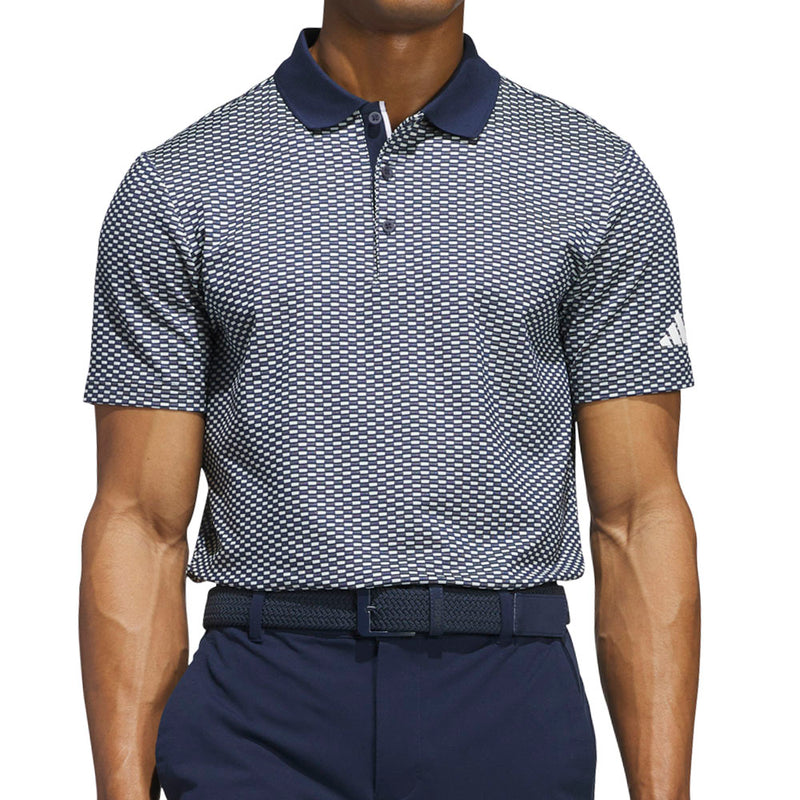 adidas Beyond the Course Textured Polo Shirt - Collegiate Navy