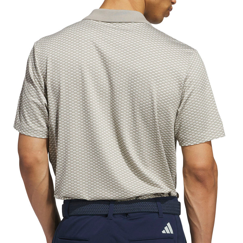 adidas Beyond the Course Textured Polo Shirt - Putty Beige