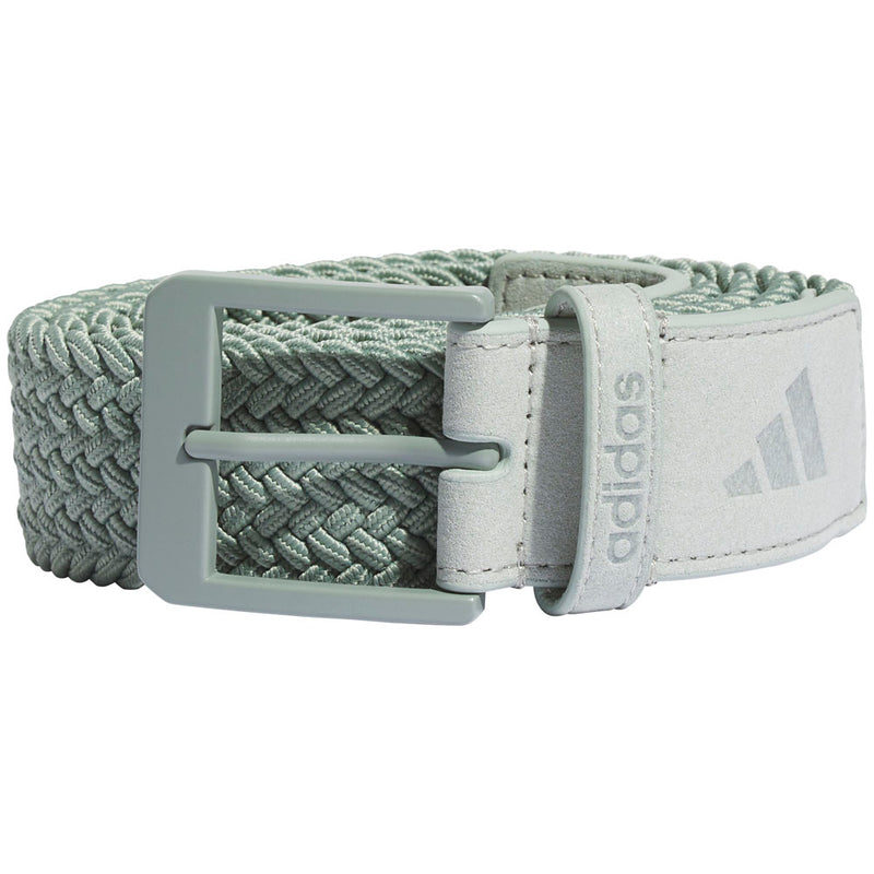 adidas Braided Stretch Belt - Silver Green