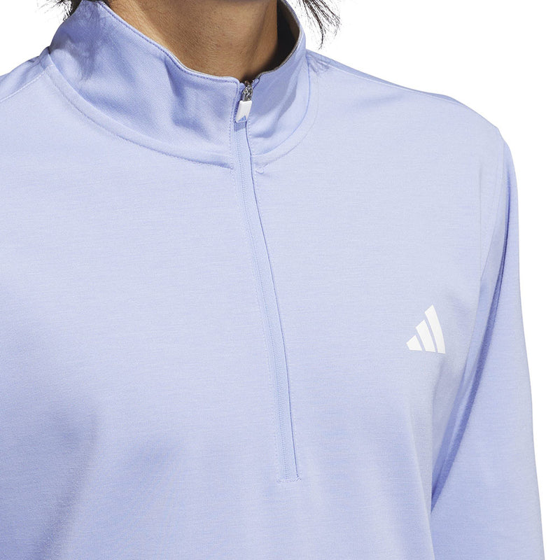 adidas Elevated 1/4 Zip Pullover - Blue Spark