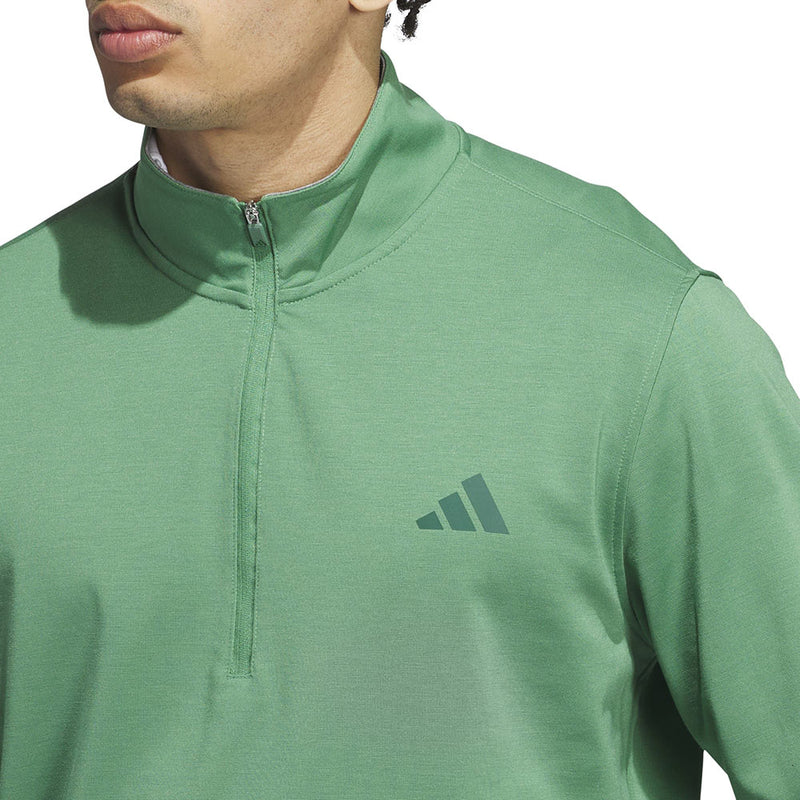 adidas Elevated 1/4 Zip Pullover - Preloved Green