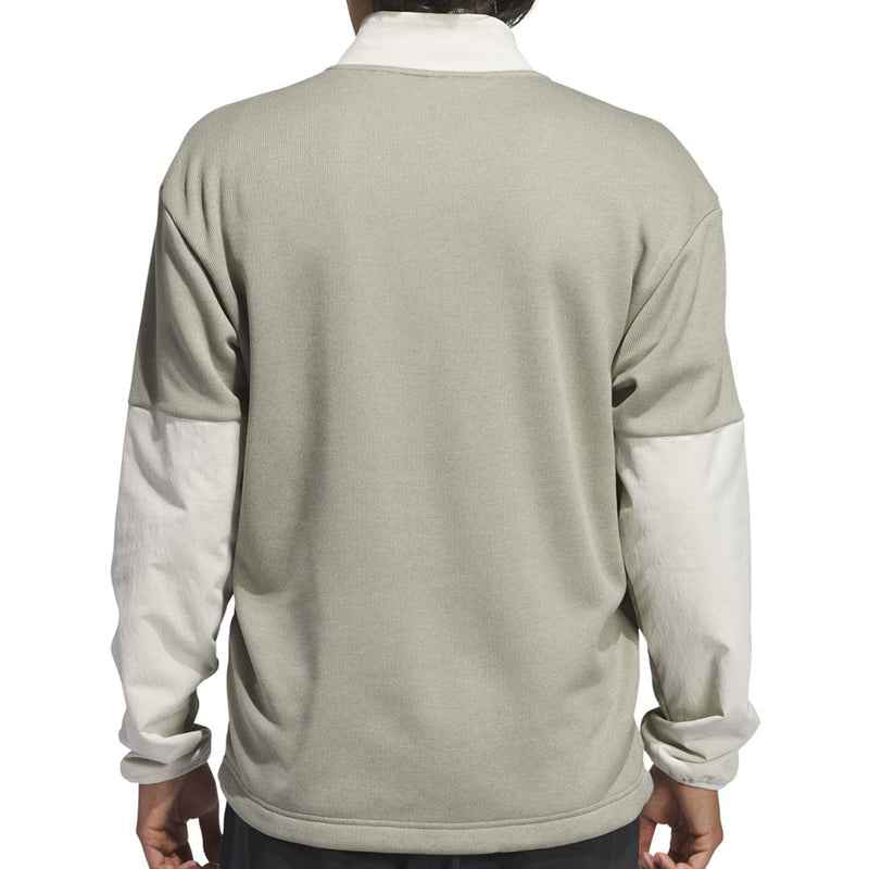 adidas Go-To DWR Hybrid 1/2 Zip Pullover - Silver Pebble/Alumina