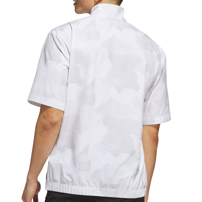 adidas Go-To Dwr Short Sleeve 1/2 Zip Pullover - White