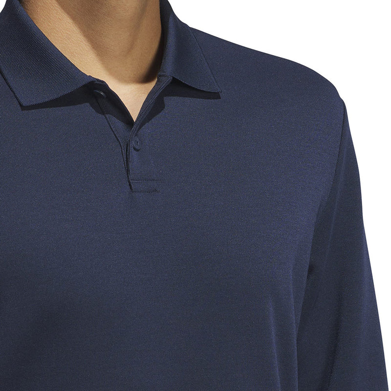 adidas Go-To Long Sleeve Polo Shirt - Collegiate Navy