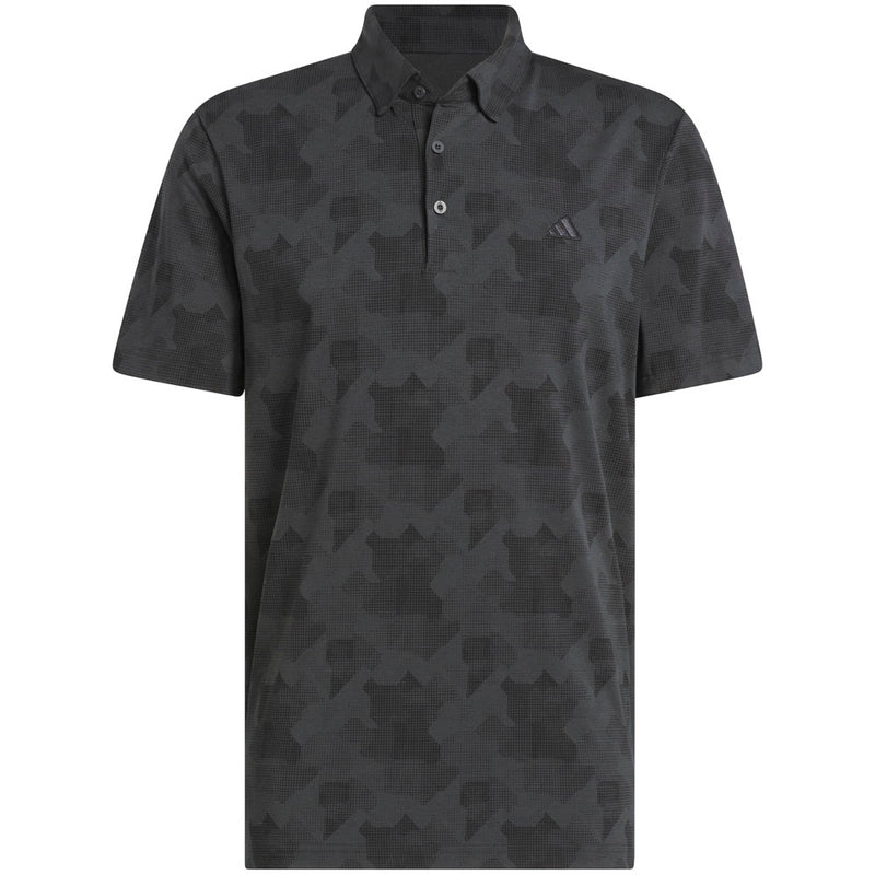 adidas Go-To Printed Polo Shirt - Carbon/Black