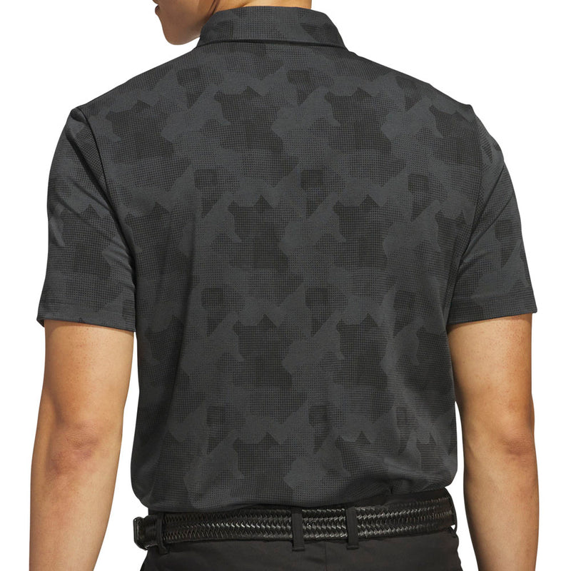 adidas Go-To Printed Polo Shirt - Carbon/Black