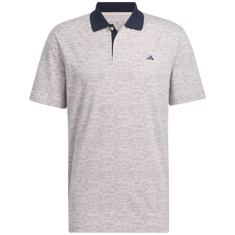 adidas Go-To Printed Polo Shirt - Sandy Pink Mel