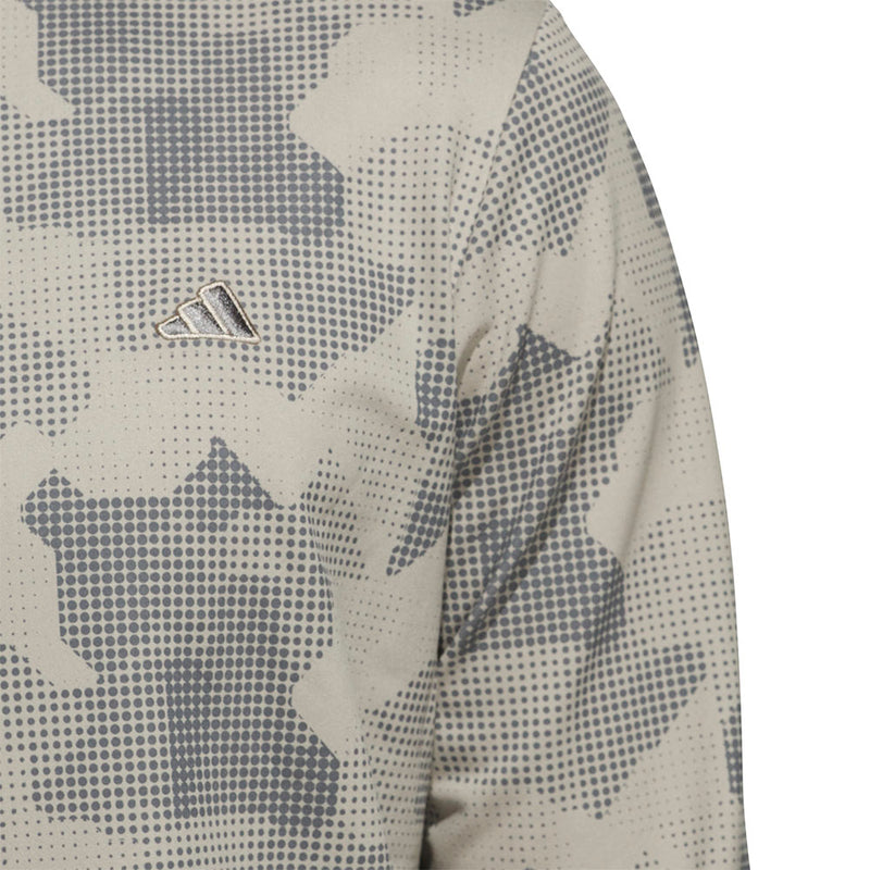 adidas Go-To Printed 1/4 Zip Pullover - Putty Beige